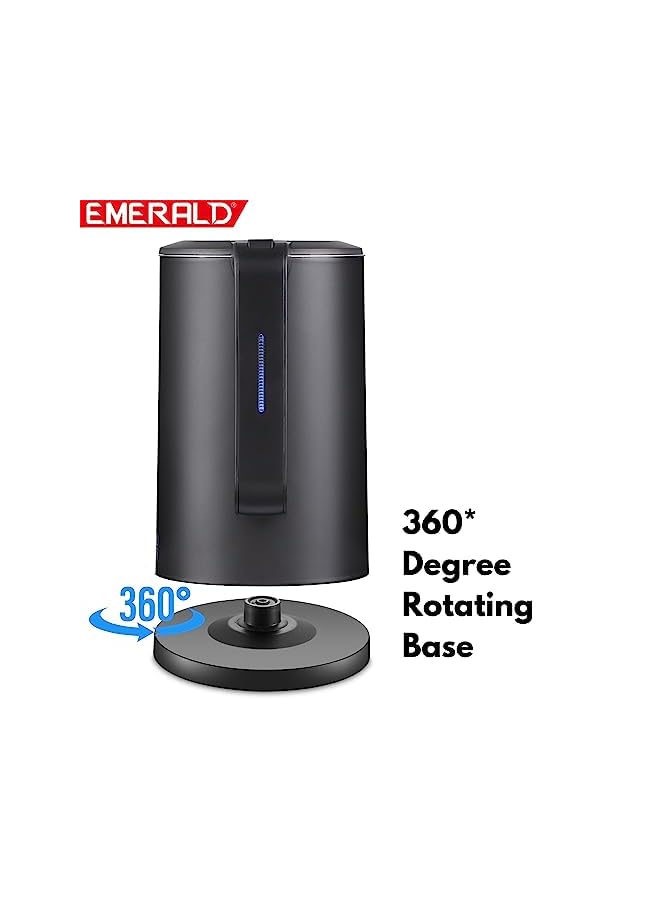 Emerald Cordless Electric Kettle, 2200W Power, 1.7L, with Auto Shut, 360-Degree Cord Design, Perfect for Warm Beverages, EK781KG. - Image 5