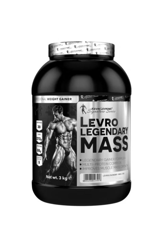 KEVIN LEVRONE Levro Legendary Mass, Legendary Gainer Formula, Cookies And Cream Flavour, 3kg