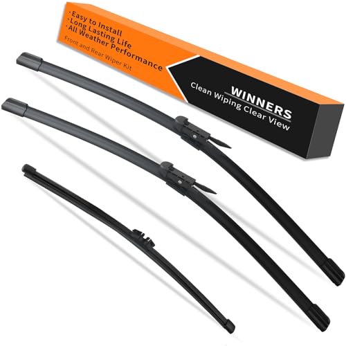 WINNERS Windshield Wipers for Ford Bronco 2021 2022 2023 2024, (Not for Bronco Sport) OEM Quality Wiper Blades for My Car, Include Front Windshield Wipers 17 Inch and Rear Wiper Blade - Image 1