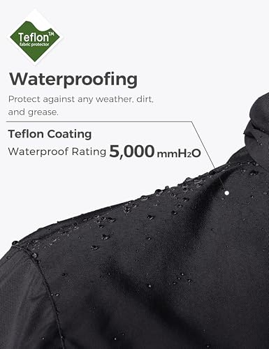 wantdo Women's Warm Winter Snow Coat 3-in-1 Interchange Ski Jacket with Hood Black XL - Image 5