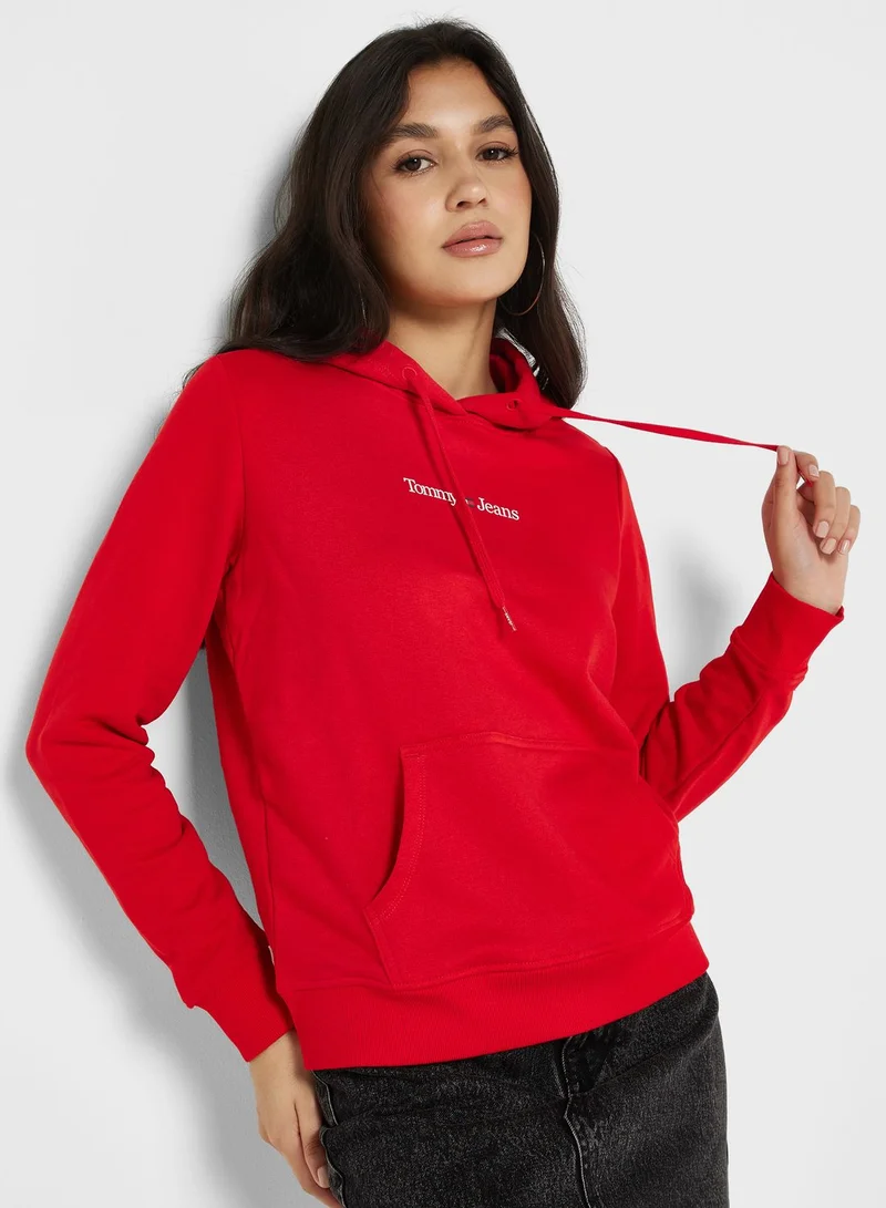 TOMMY JEANS Logo Knitted Hoodie