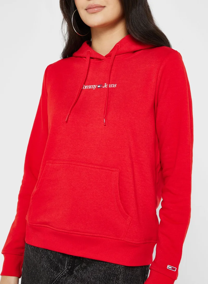 TOMMY JEANS Logo Knitted Hoodie