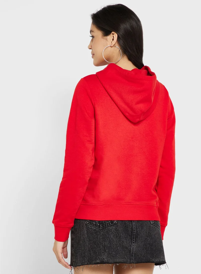 TOMMY JEANS Logo Knitted Hoodie