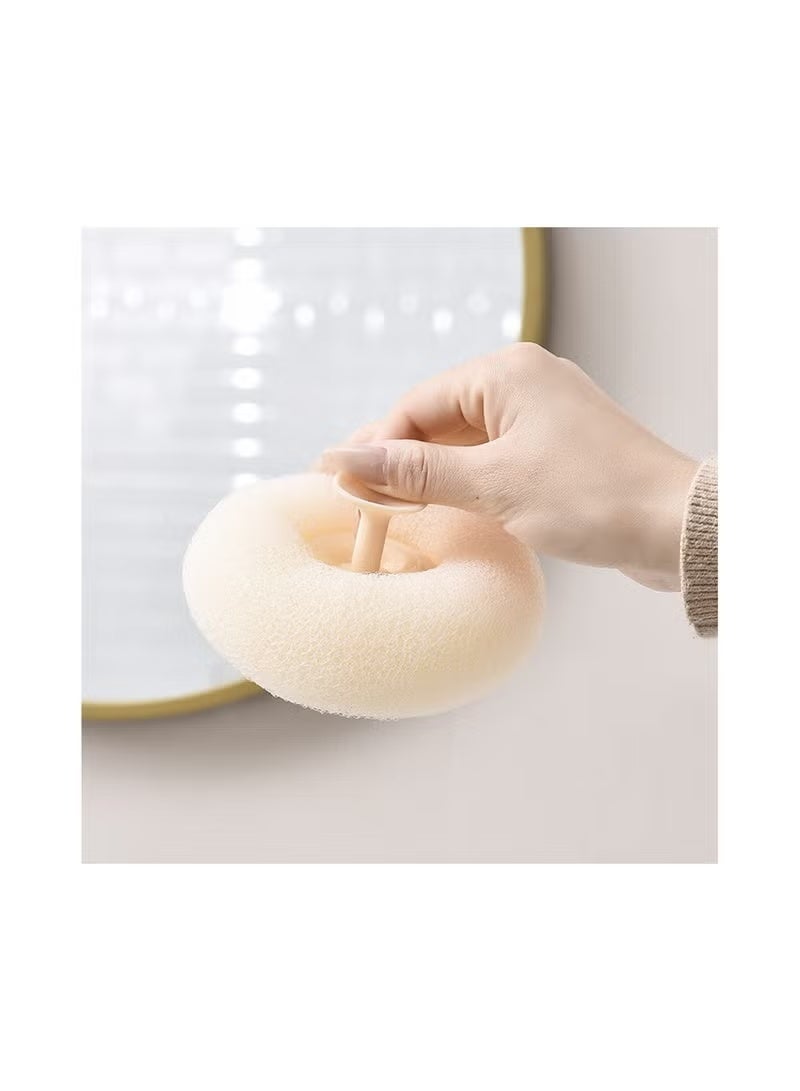 إسفنجة سبا - فرشاة استحمام ناعمة على شكل زهرة مع كوب شفط، تنظيف لطيف وفعال للنظافة اليومية للنساء والرجال (قطعة واحدة) - Image 2