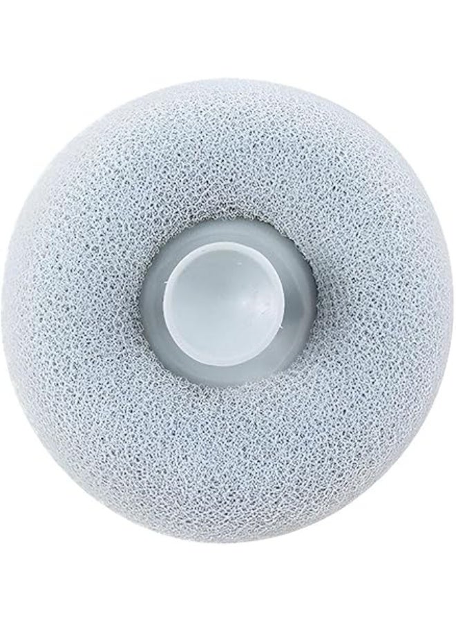 إسفنجة سبا - فرشاة استحمام ناعمة على شكل زهرة مع كوب شفط، تنظيف لطيف وفعال للنظافة اليومية للنساء والرجال (قطعة واحدة) - Image 1