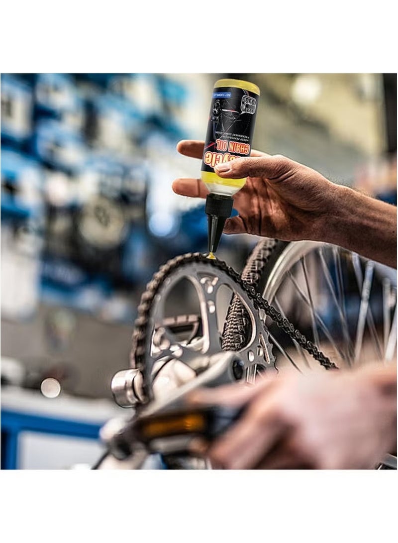 ويليام وير زيت سلسلة دراجة (قطعتان)، زيت تشحيم مفصلات الأبواب، زيت ماكينة الخياطة، زيت تشحيم سلسلة دراجة مناسب للعجلات، الدراجات، معدات الصالة الرياضية، ماكينات الخياطة، أقفال السيارة، الأبواب والنوافذ (100 مل + 100 مل) - Image 4