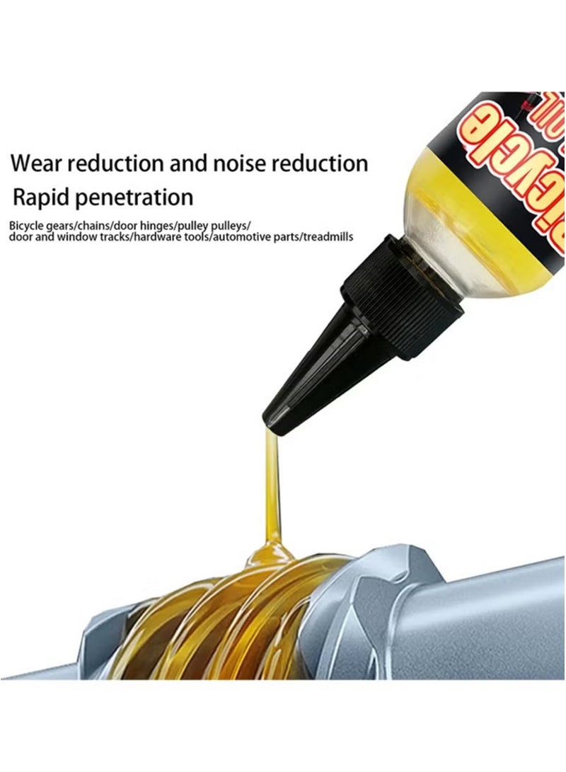 ويليام وير زيت سلسلة دراجة (قطعتان)، زيت تشحيم مفصلات الأبواب، زيت ماكينة الخياطة، زيت تشحيم سلسلة دراجة مناسب للعجلات، الدراجات، معدات الصالة الرياضية، ماكينات الخياطة، أقفال السيارة، الأبواب والنوافذ (100 مل + 100 مل) - Image 3