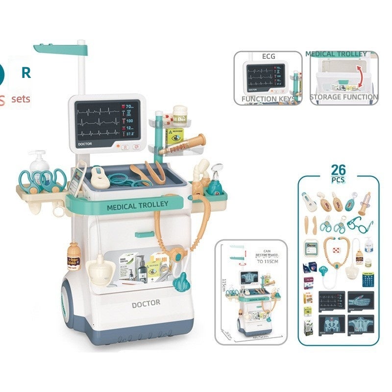 JC Kids Pretend Play Electric Doctor Set with Light & Sound - Educational Toy for  Role-Playing - Image 3