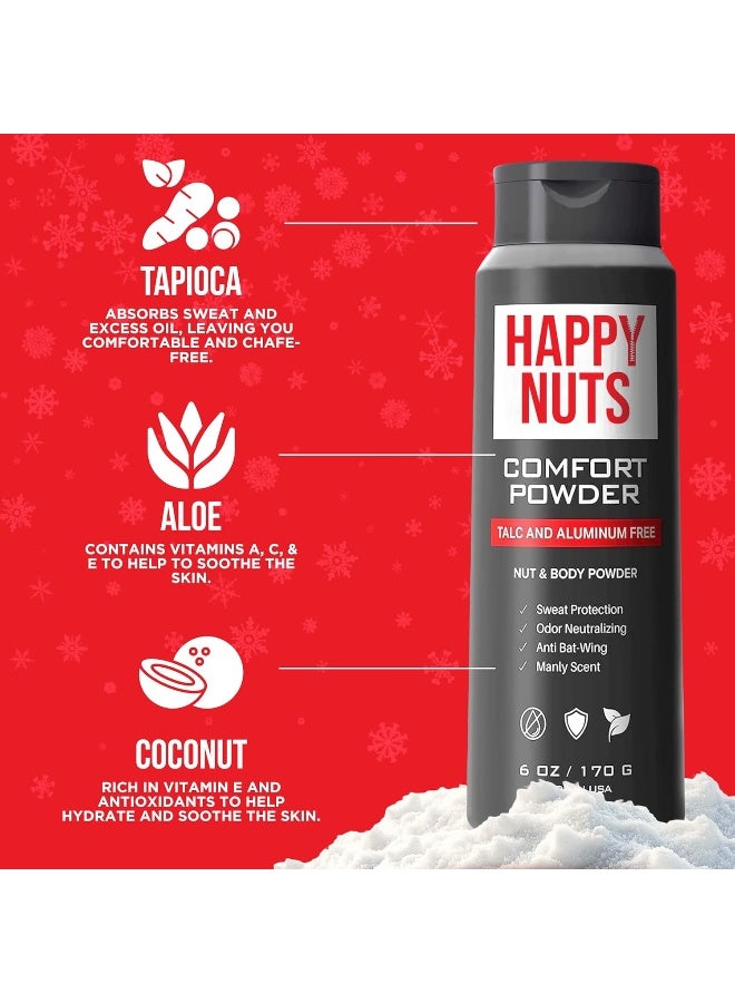 HAPPY NUTS Comfort Powder Deodorizing Powder For Men | Anti-Chafing, Sweat Defense & Odor Control (2 Pack, Original) - Image 5