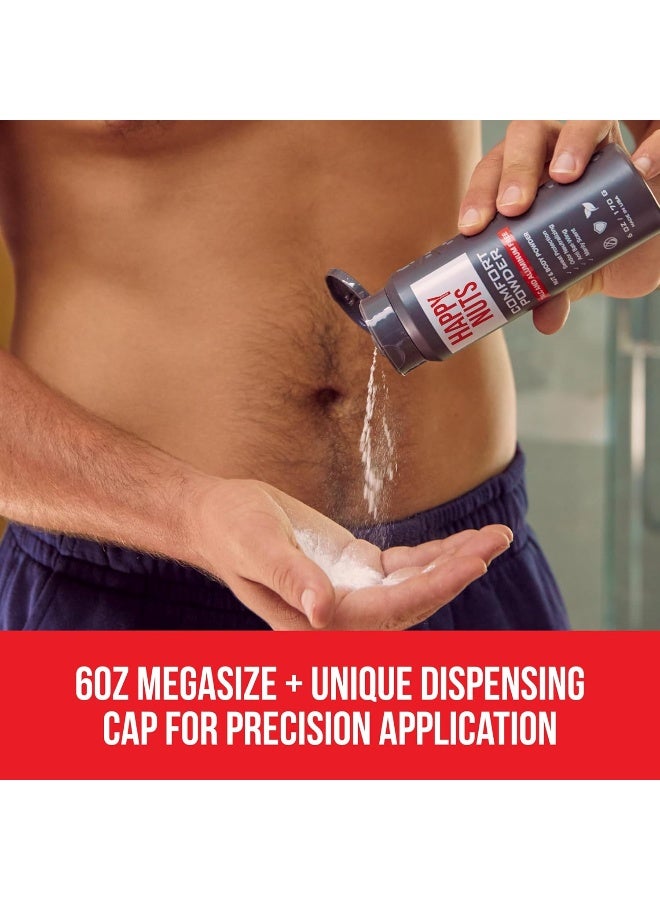 HAPPY NUTS Comfort Powder Deodorizing Powder For Men | Anti-Chafing, Sweat Defense & Odor Control (2 Pack, Original) - Image 4