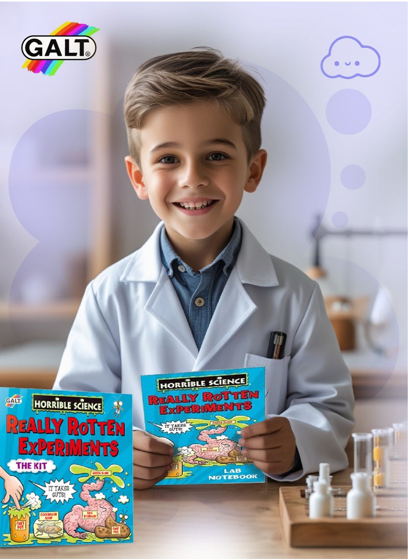 Galt Toys - Really Rotten Experiments Kit for Kids | Make Slime Fake Poo Cockroach Soap Vomit | Fun Gross Science Lab Toy | Craft Set for Boys & Girls Ages 8+ | 26x7.5x27cm - Image 1