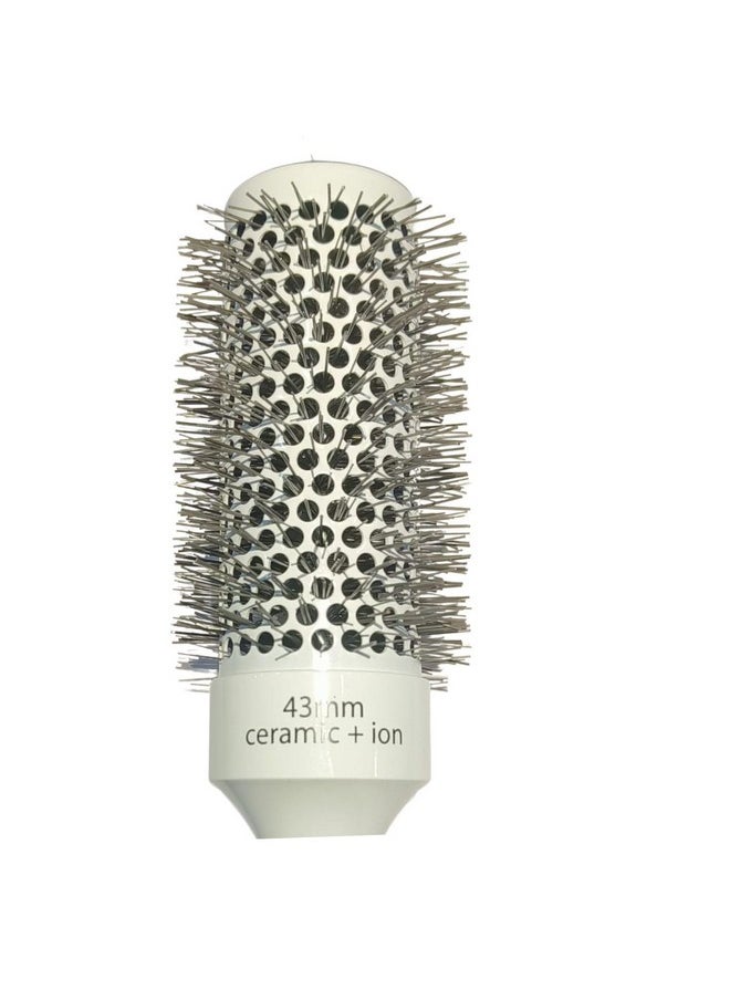 Scarlet Line - Professional Round Brush For Blow Drying Ceramic Ion Thermal Barrel Brush For Precise Styling Lightweight Round Hair Brush For Women_43Mm - Image 1