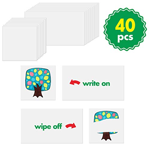 SpriteGru Calendar and Weather Pocket Chart with 148 Cards,(108 Illustrated Activity Cards, 40 Dry Erasable Flash Cards and 3 Hooks 28"x35.5"),Alphabets, Blue - Image 3