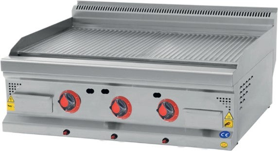 CSA Inox Karacasan Industrial 700 Series Counter Top LPG Cylinder Full Channel Grill 