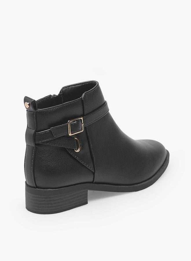 Flora Bella By Shoexpress Women Zip Closure Ankle Boots - Image 4