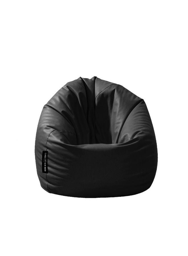 Bean2Go كيس القماش القياسي من مادة PVC باللون الأسود