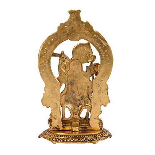 Craftam Oxidised Metal Hindu God Sri Shrinathji Nathdwara Idol Sculpture Statue Murti -Puja - Image 5