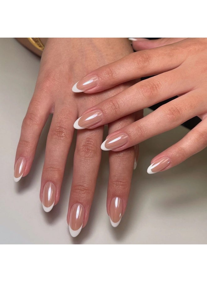 Kanza 24Pcs Press on Nails, False Nails, Fake Nails Set for Women Girls Nail Art Accessories, Press On Nail with Glue Stickers for Easy Apply, Stick On Fingernails Set - Image 1