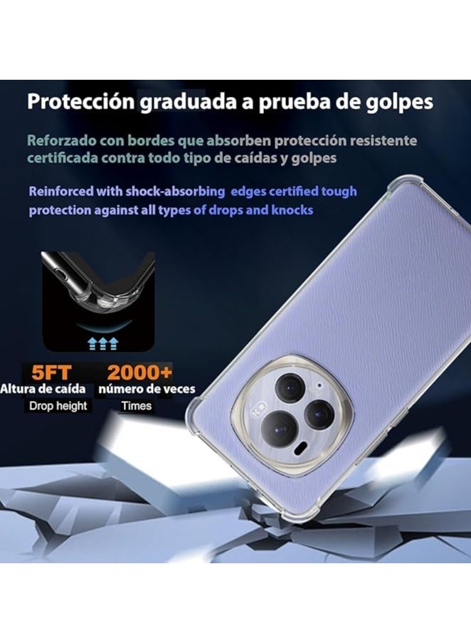 Case for Honor Magic 6 Pro 5G Clear TPU Four Airbag Protection Cover Transparent Soft Silicone  - Image 3