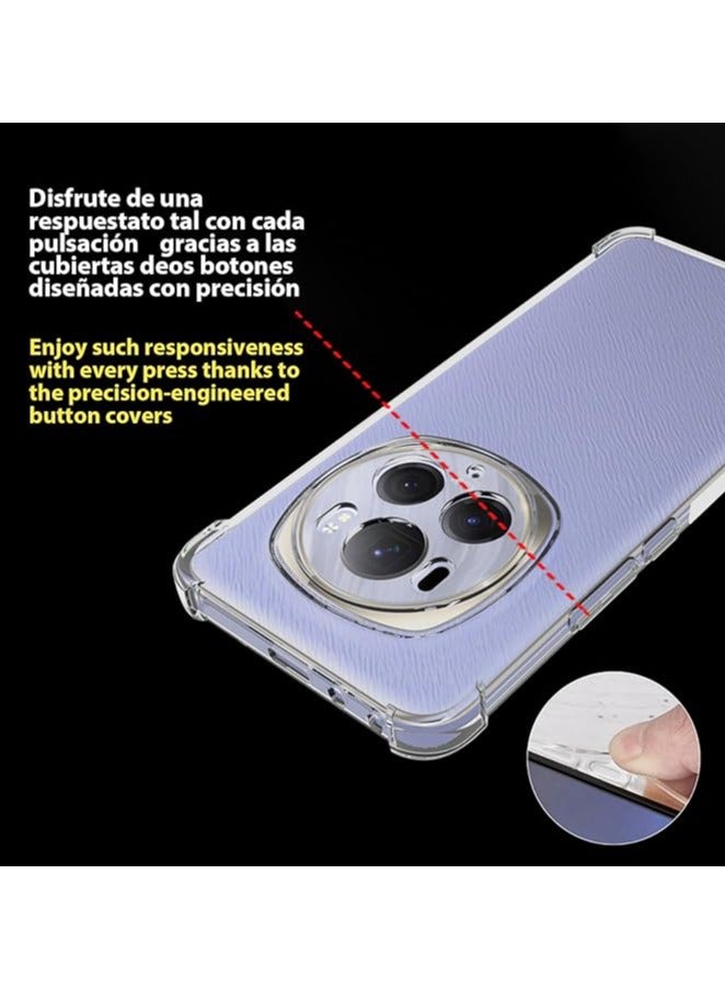 Case for Honor Magic 6 Pro 5G Clear TPU Four Airbag Protection Cover Transparent Soft Silicone  - Image 5