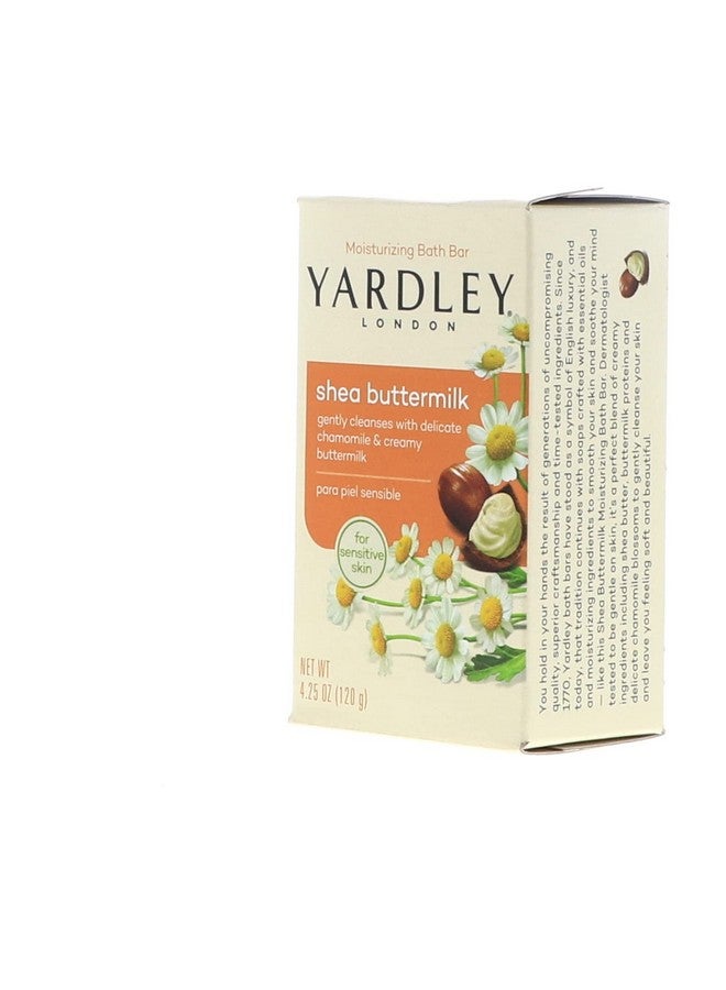 Yardley London Sensitive Skin Shea Buttermilk Bar Soap 4.25 Oz (Pack Of 2) - Image 2