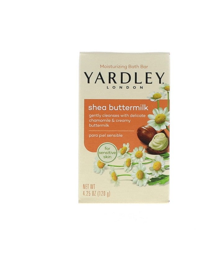 Yardley London Sensitive Skin Shea Buttermilk Bar Soap 4.25 Oz (Pack Of 2) - Image 1