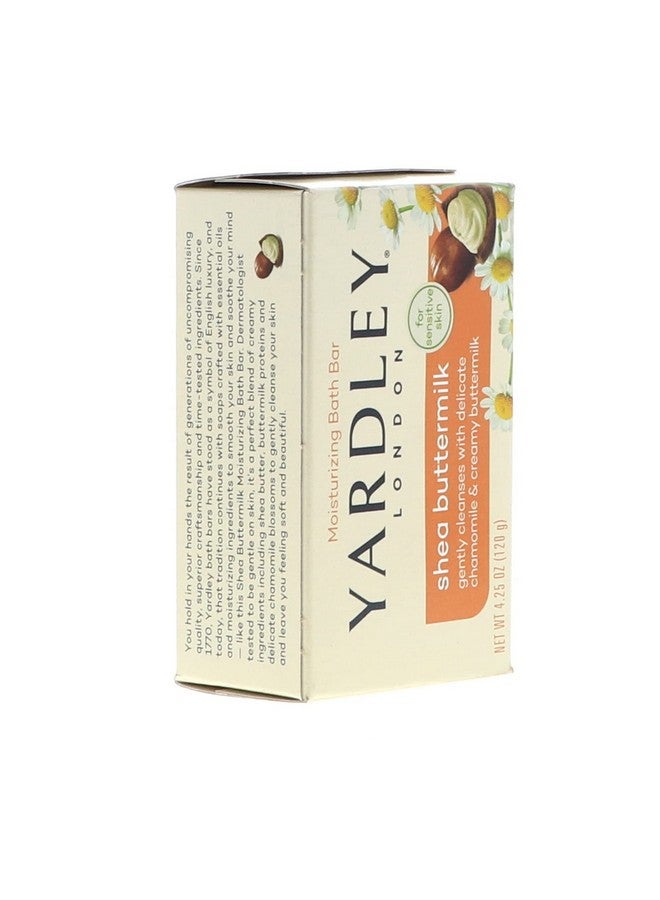 Yardley London Sensitive Skin Shea Buttermilk Bar Soap 4.25 Oz (Pack Of 2) - Image 4