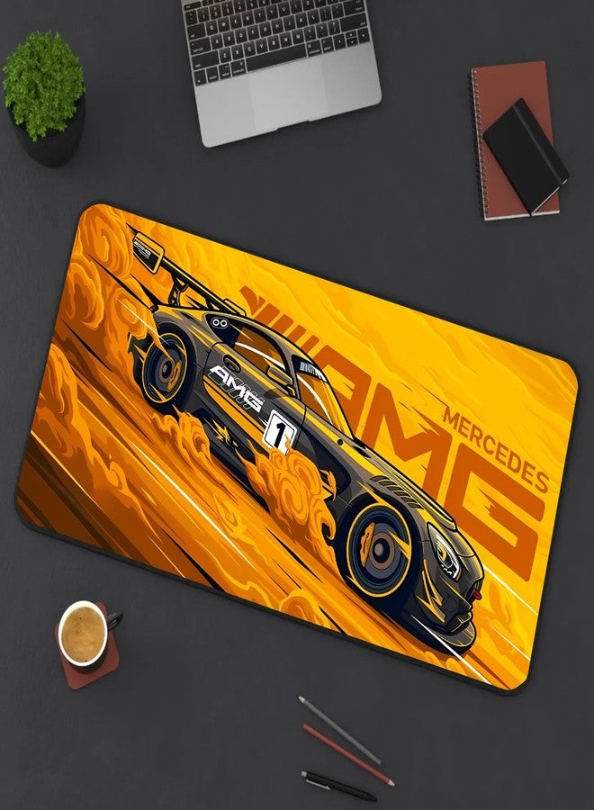 Extended Gaming Mouse Pad for Desk (23x11.5 Inch) - Large Mouse Pad for Office & Home | Non-Slip Rubber Base, Smooth Surface Desk Mat for Laptop, Keyboard & Mouse (Sports Car Edition) (Print 8) - Image 1