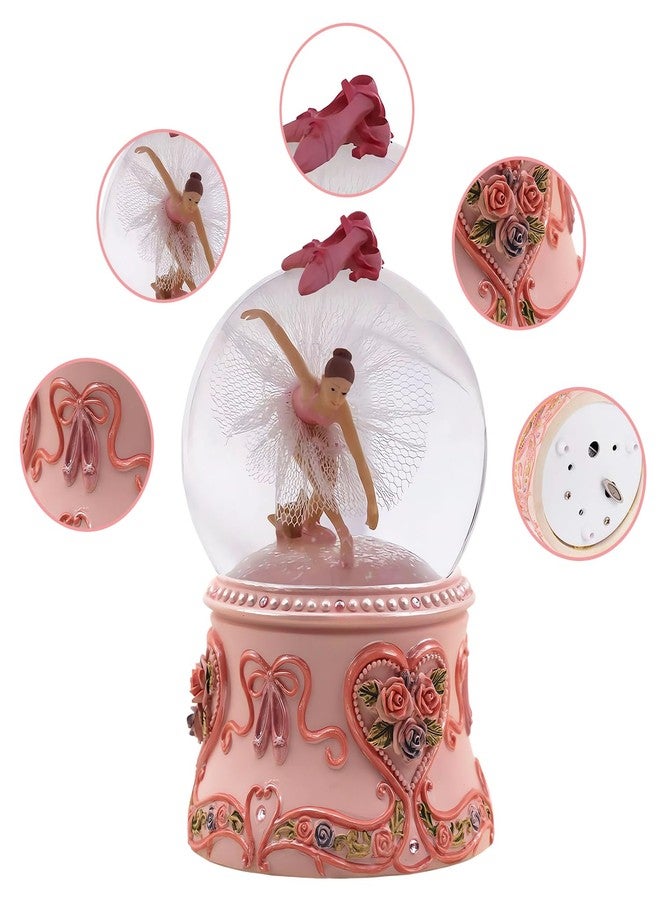 Singeek Musical Ballerina Snow Globes Lighted Snow Globe, Swan Lake Music Box Ballet Recital Gifts for Girls, Daughter, Granddaughter - Image 2
