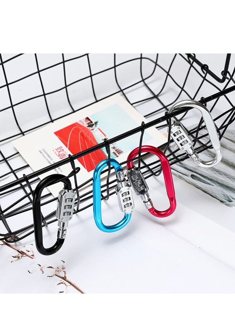 3-Digit Combination Password Padlock Black