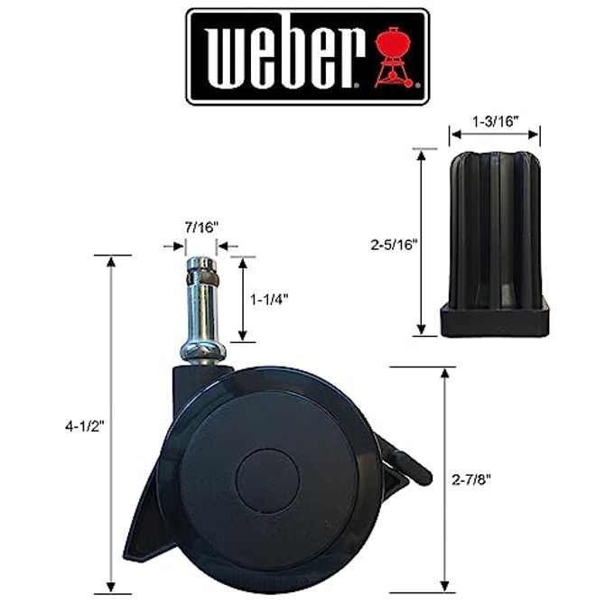 Weber # 70360 Locking Caster - Image 5