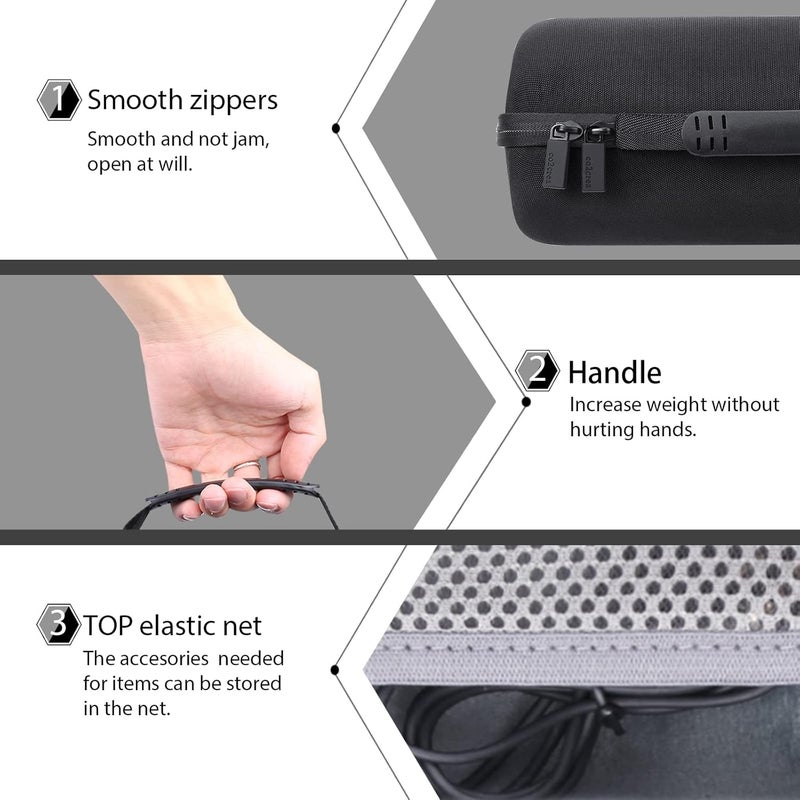 co2CREA Hard Case for Bose SoundLink Revolve+ Series II | Shockproof EVA Shell with Soft Lining - Image 4