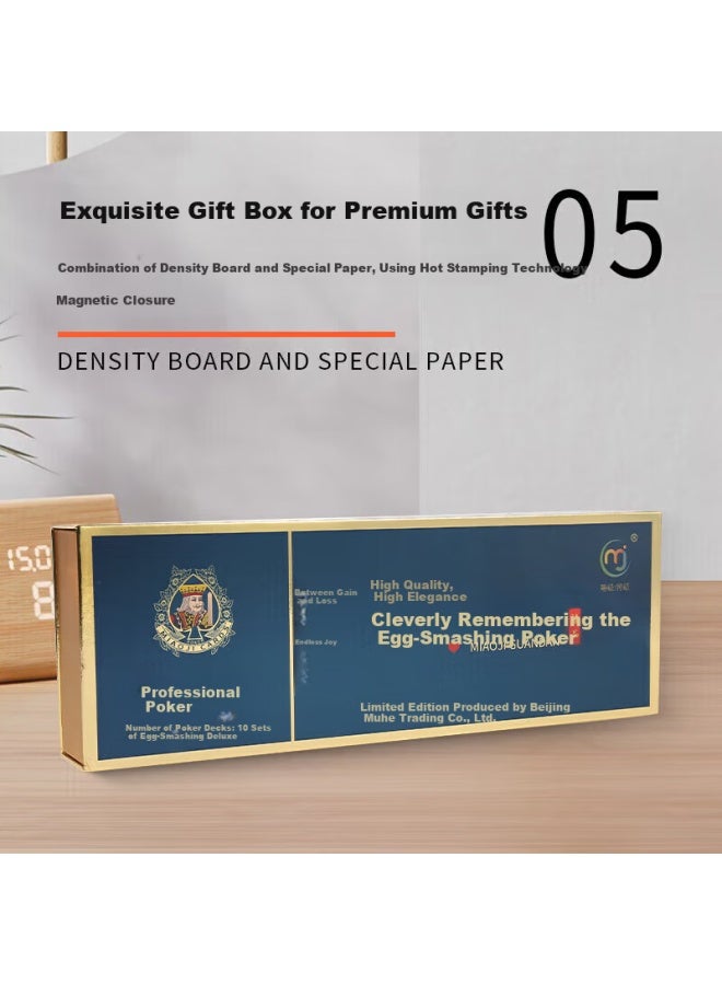 Wonderful Notes Miaoji Guandan Special Cards Pvc High-end Gift Box Waterproof Frosted Cards Gift Set Ten Packs Mj9908 - Image 2