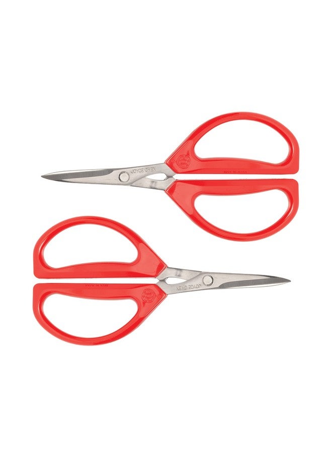 Joyce Chen Original Unlimited Kitchen Scissors All Purpose Kitchen Shears With Comfortable Handles, Red, 2 Pack - Image 1