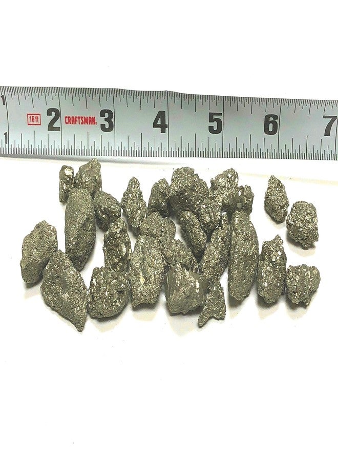 Zentron Crystal Collection: Natural Rough Pyrite Fools Gold 1/2" Pieces (1/2 Pound) - Image 3