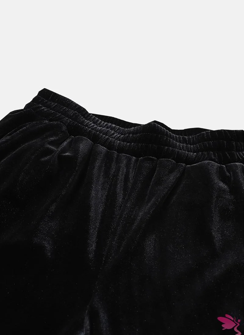 YUNIQEE Black Casusal jogger Trousers