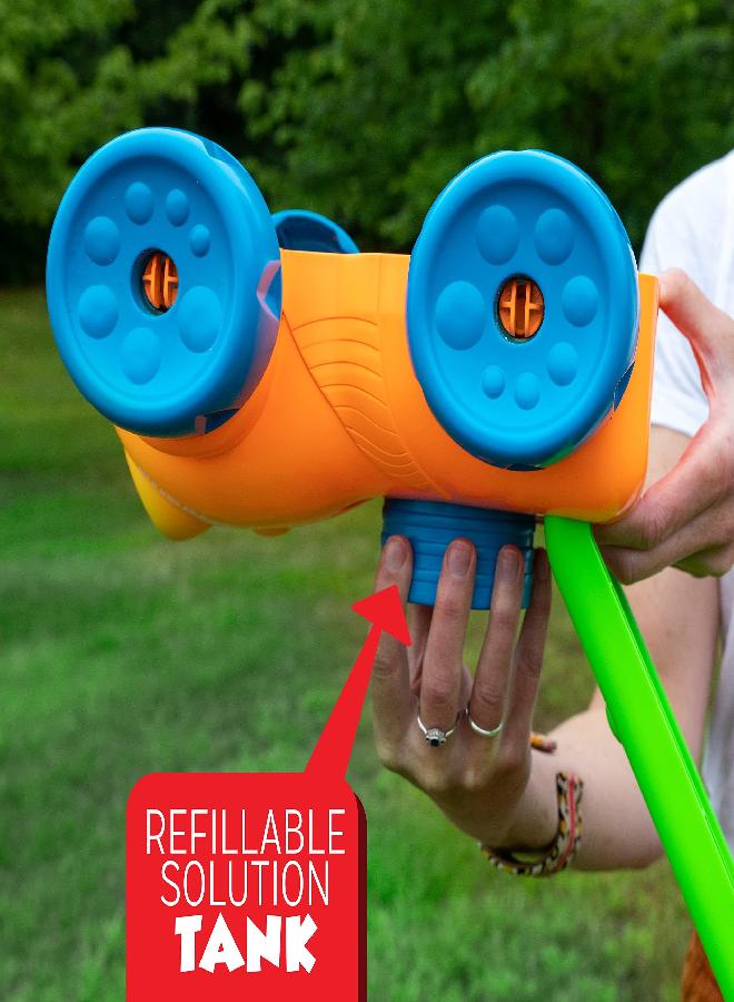Little Kids Little Kids FUBBLES NO Spill Bubble Lawn Mower | Includes 4oz Non Tox Refill Solution | Automatic Bubble Blower Machine | Toddler Outdoor Bubble Toy, Orange - Image 4