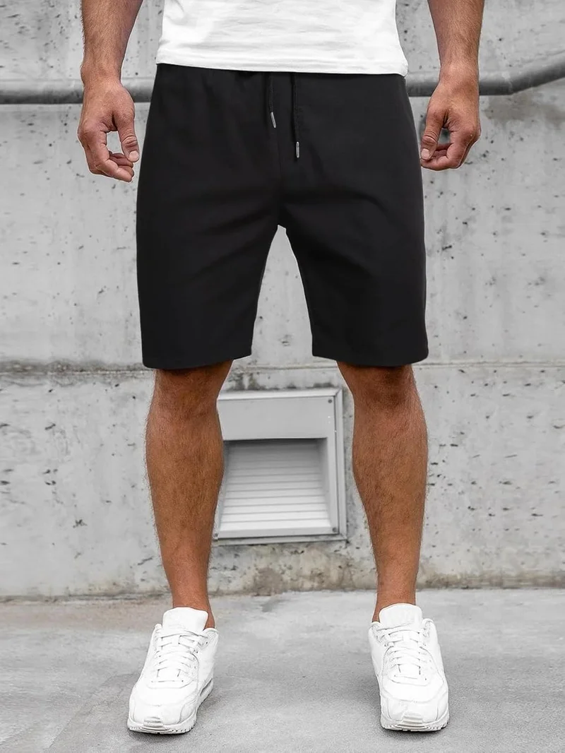 نوبيرو Regular Fit Shorts for Men - Navy and Black