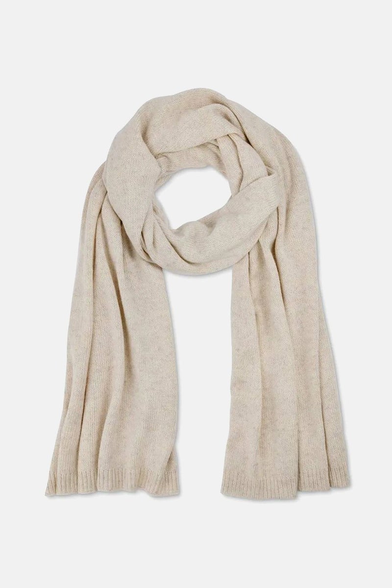 Tchibo Women 2,Pcs Hat and Scarf Gift Set, Cream - Image 4