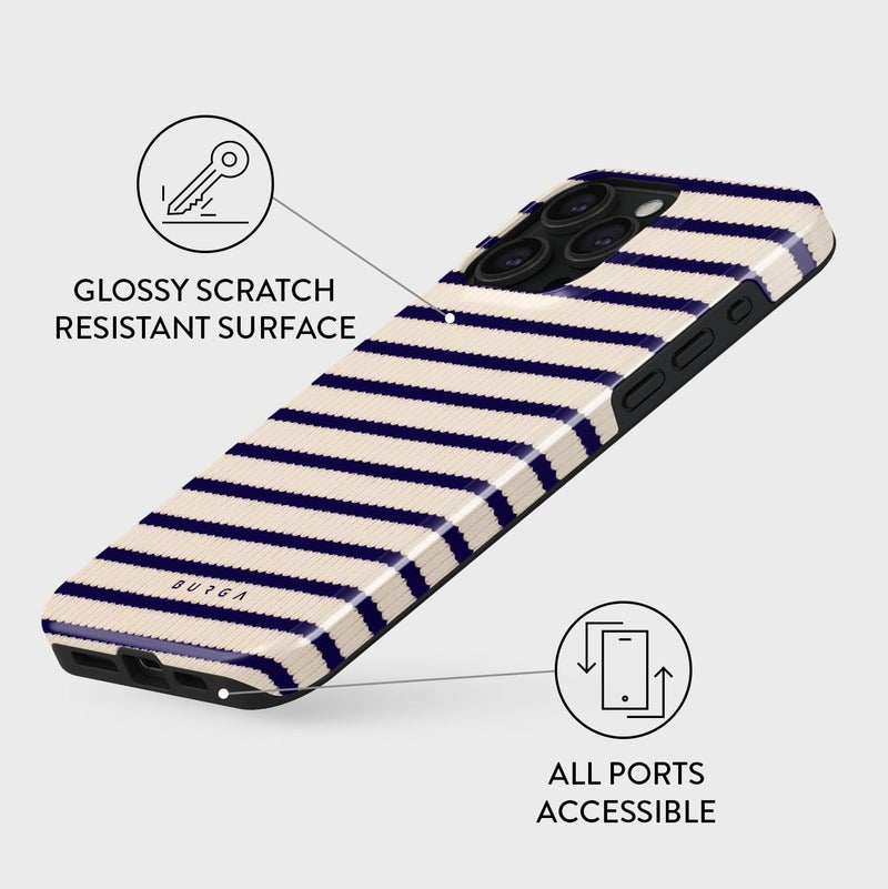 BURGA Unisex Phone Case for iPhone 15 Pro – Dual-Layer Hybrid Design with Shock-Absorbing TPU & Durable Exterior, Scratch-Resistant Finish and Raised Bezel Edge for Screen Protection & Daily Use - Image 3