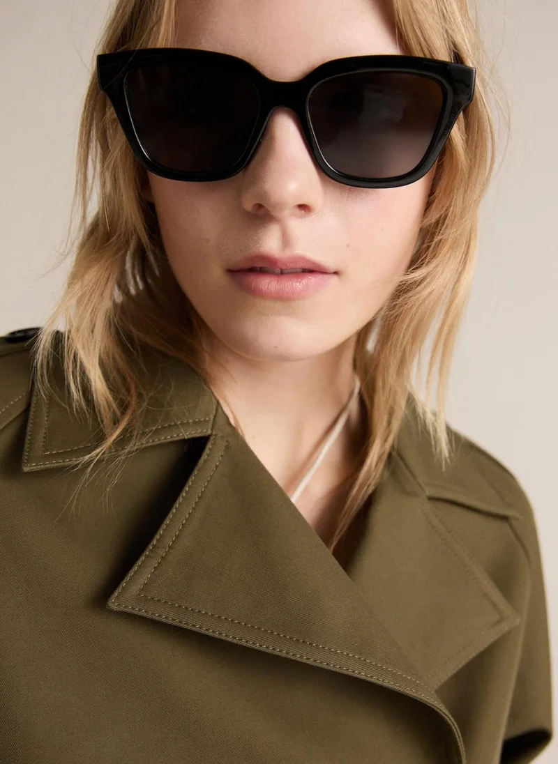 MANGO Lapels Double-Breasted Jacket