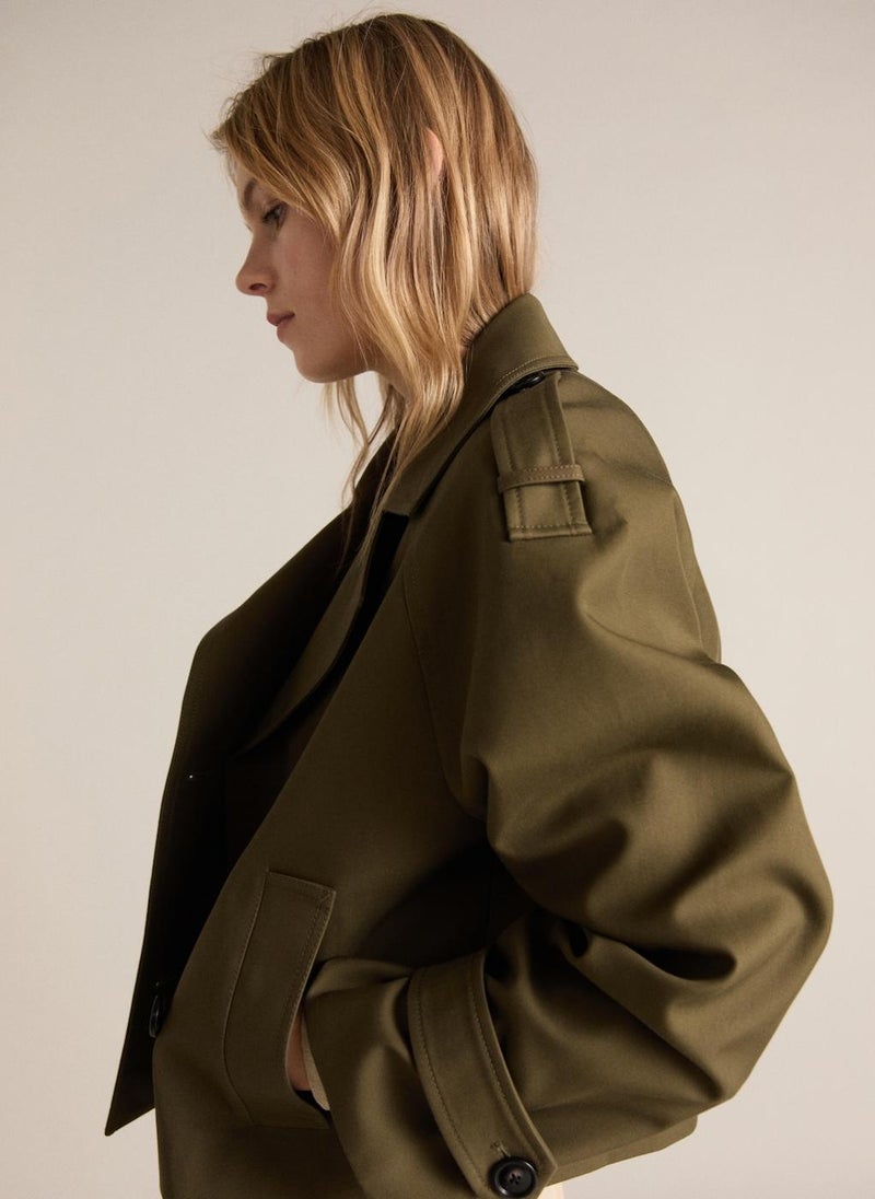 MANGO Lapels Double-Breasted Jacket  - Image 4