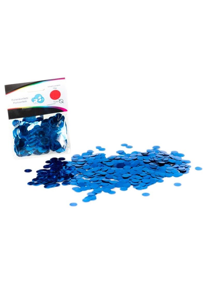 Confetti Blue Plastic 1cm 15g
