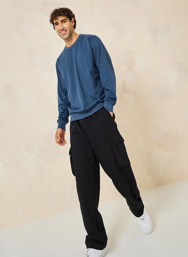 ستايلي سويت شيرت قطن تيري بقصة مريحة - Image 2