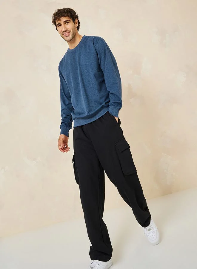Styli Relaxed Fit Terry Sweatshirt