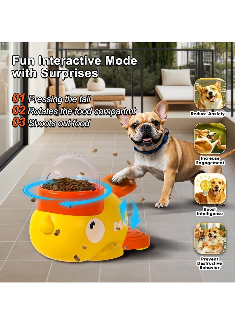 Duck-Shaped Interactive Slow Feeder, 2-in-1 Pet Intelligence Toy, Dog  Cat Treat Dispenser, Slows Eating Speed, Prevents Bloating and Swallowing Discomfort - Image 3
