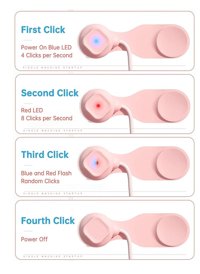 SYOSI - Auto-clicker Device for Mobile Phone and Tablet Computer Screen Simulated Finger Clicking USB Simulator Gaming Shopping Giving a Like in Tiktok Lightning Deal Live Broadcasts (Pink) - Image 1