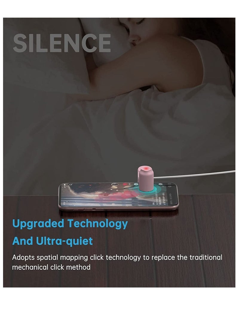 SYOSI - Auto-clicker Device for Mobile Phone and Tablet Computer Screen Simulated Finger Clicking USB Simulator Gaming Shopping Giving a Like in Tiktok Lightning Deal Live Broadcasts (Pink) - Image 1
