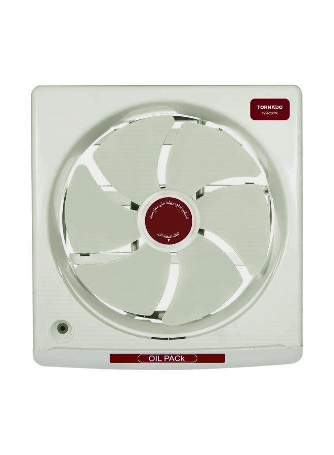 تورنيدو شفاط مطبخ 25 سم، كريمي TVH-25CM