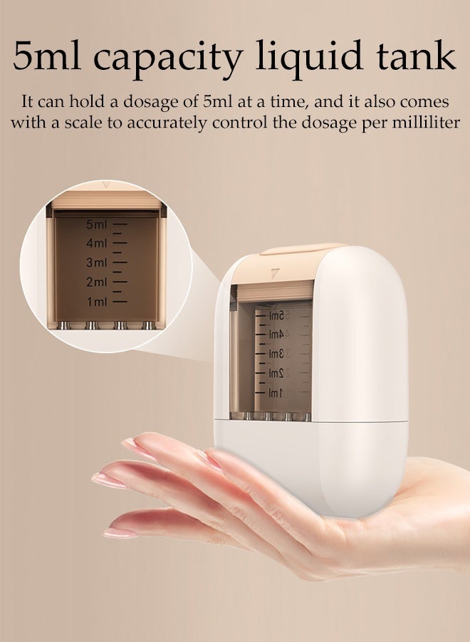 DUNISO 2 in 1 Electric Scalp Massager and Hair Oil Applicator,Scalp Applicator,Fillable Dispenser,Waterproof and Rechargeable,Easy to Grasp and Carry,for Hair Treatment Growth - Image 5